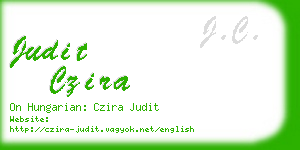 judit czira business card